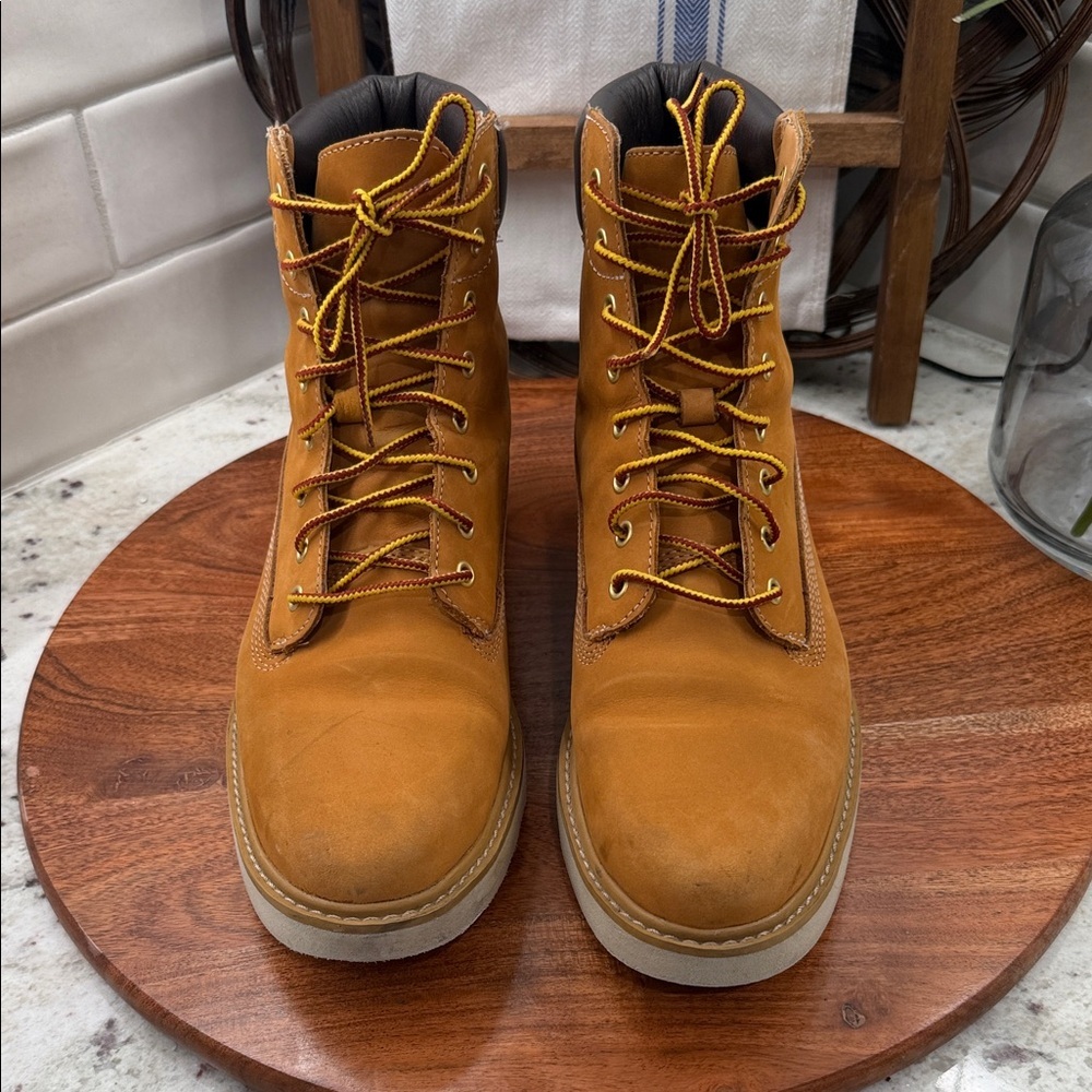 Timberland Womens Kenniston Wheat Tan Nubuck Leather Lace Up Boots